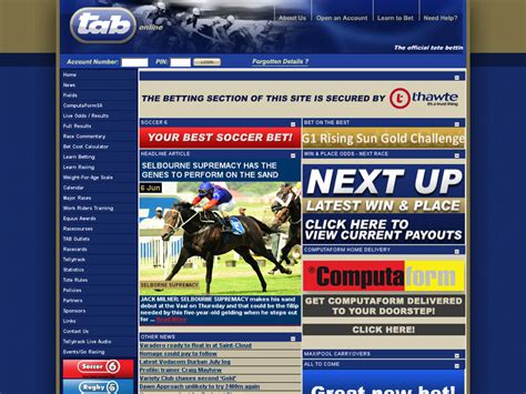 tab online betting